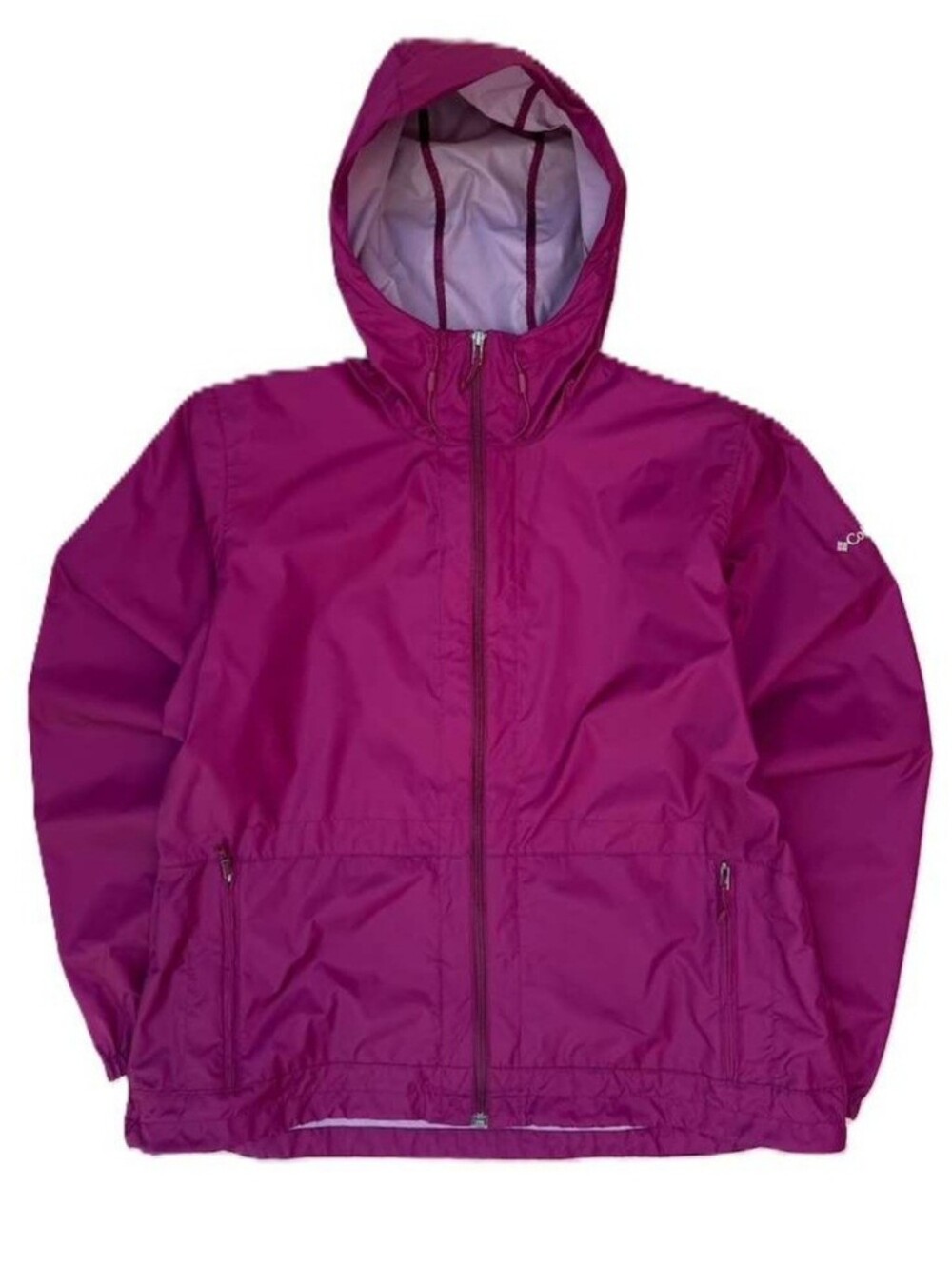 COLUMBIA WINDBREAKER WOMEN'S JACKET COLOR PURPLE SIZE SMALL